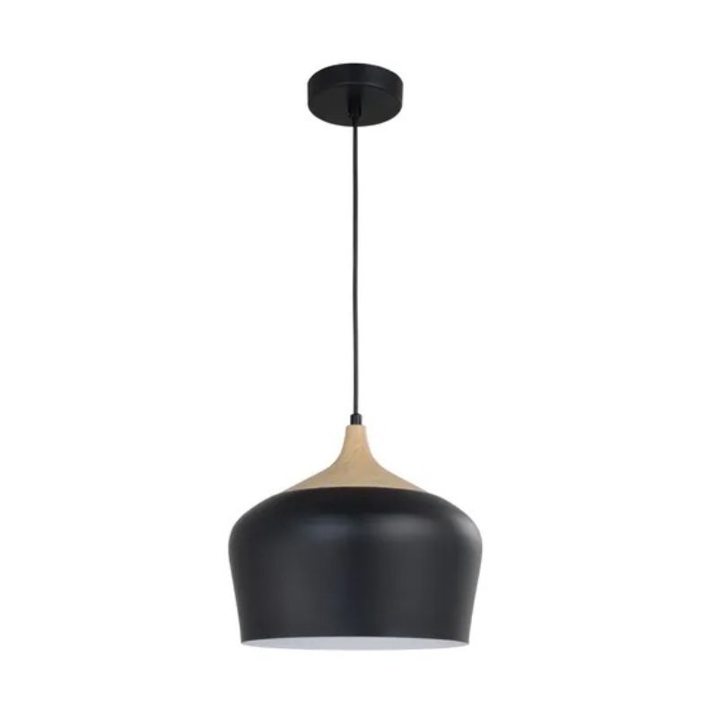 Inspire iron pendant light black e27 60w