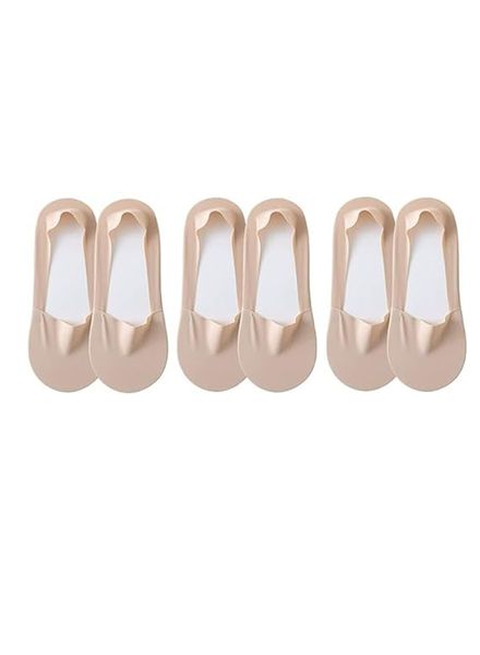 3 Pairs Invisible Ice Silk Breathable Socks No Show Socks