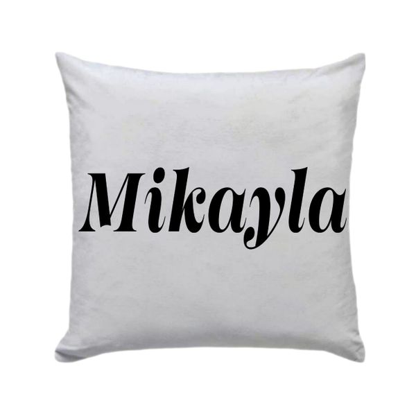 Mikayla 30 x 30cm - Cushion/pillow with Vinyl Letters gift present