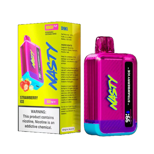Nasty Bar Strawberry Ice 9000 Puffs Disposable Vape