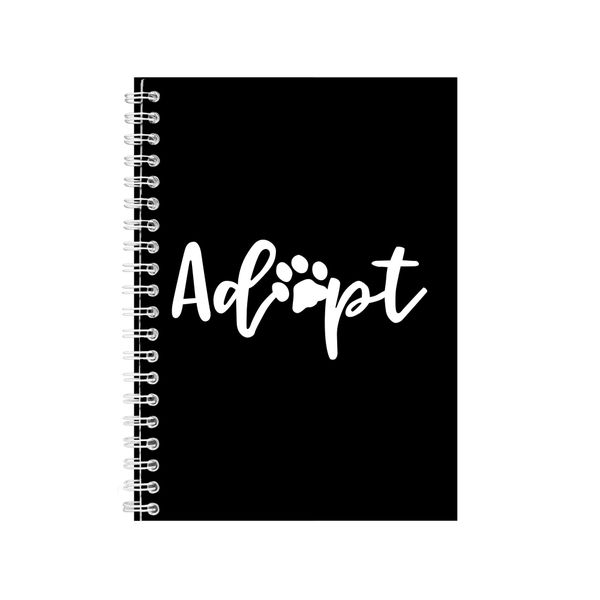 Adopt Wire Bound Notebook Gift Idea Writing Books A4 Notepad