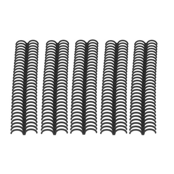Plastic Binding Rings 30 Hole 22mm Black