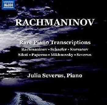Rare Piano Transcriptions (CD)