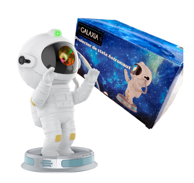 Astronaut Star Projector, Children's Lamp, 360 Adjustable, 3D