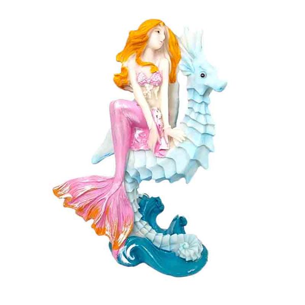 Mythical Mermaid &amp; Seahorse - Pink Mermaid / Blue Seahorse