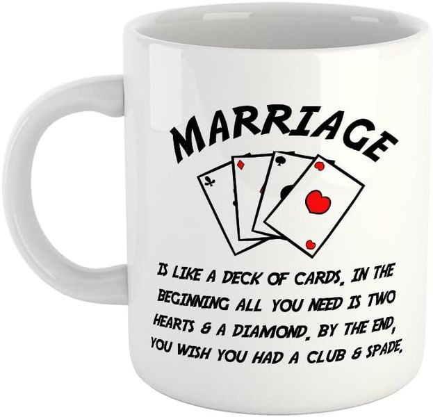 Marriage is like..-Father's day-Valentines-Mother's day- Christmas Mug