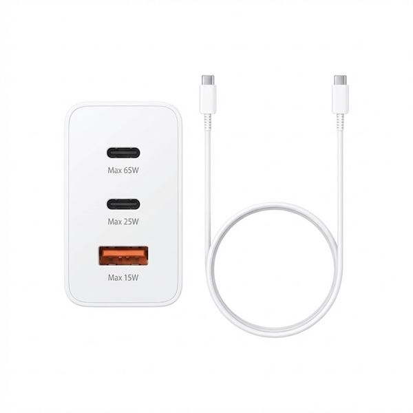 65W Fast Wall Charger &amp; Cable Bundle compatible with iPhones and Android