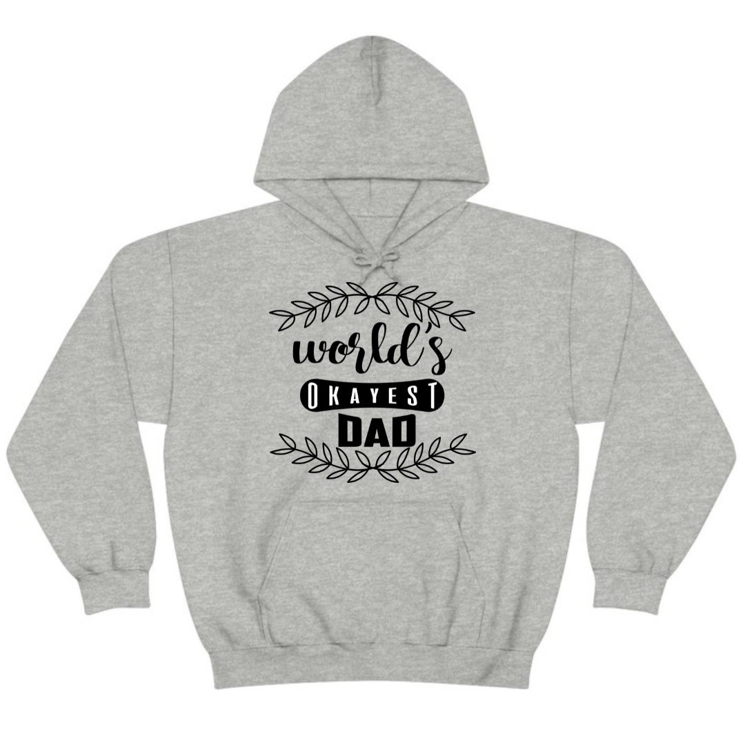 World's Okayest Dad Father's Day Gif Hoodie | Shop Today. Get It ...