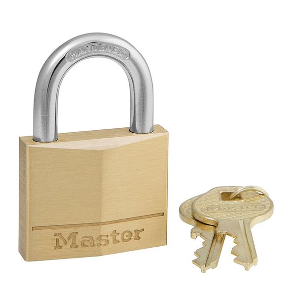 Masterlock Padlock 150D Brass 50mm KD