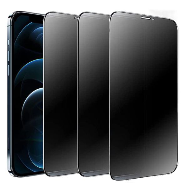 Privacy Screen Protector for iPhone 14 Pro Max - Set of 3