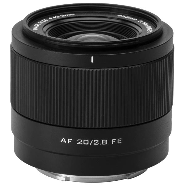 Viltrox 20mm f/2.8 AF FE Prime Lens for Sony Full Frame E-Mount Cameras
