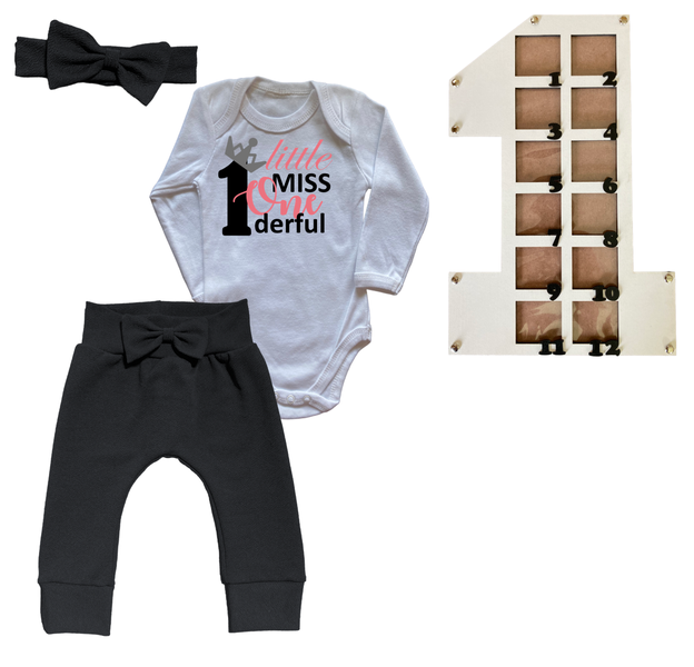 Long Sleeve &amp; Photo Frame-1Derful Pink image
