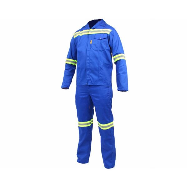 Overall - 2 Piece - Red/Blue - Reflector Tape - Size 40 Pant - 44 Jacket