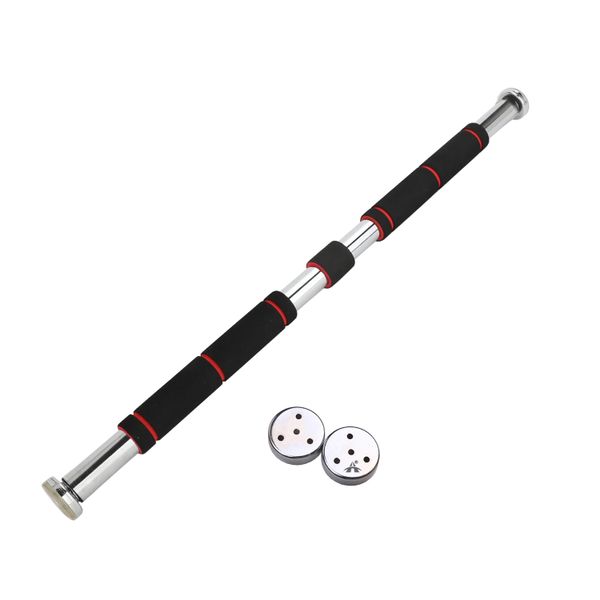 Alanes Adjustable Doorway Pull Up Bar Door Mounted Gym Bar with Padded Grip