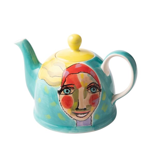 Olivia - Artist Lady Teapot