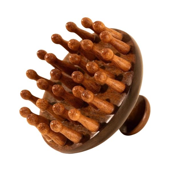 Sandalwood Disc Scalp Meridian And Hair Follicle Massage