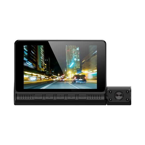 Car Dash Cam 1080P - 3 Cameras (Front, Inside and Rear) G-sensor