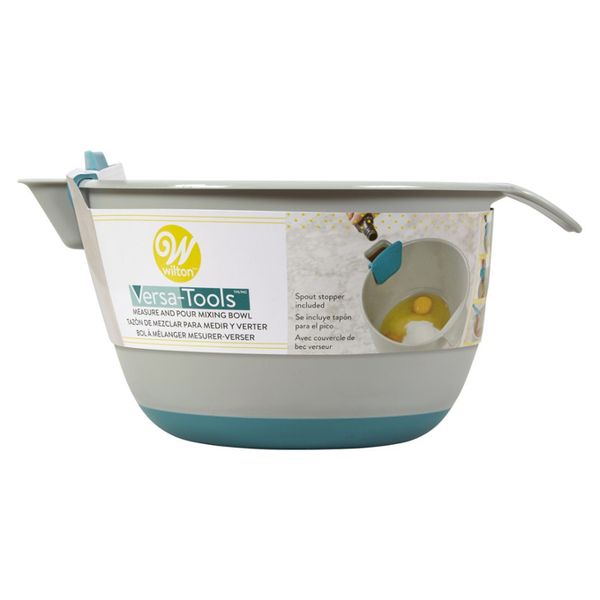 Wilton Versa-Tools - Measure &amp; Pour Bowl Multi-Use Mixing Bowl for Cooking