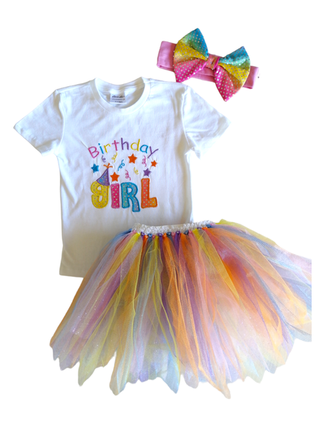 Little Leila- Birthday Girl Tutu Set