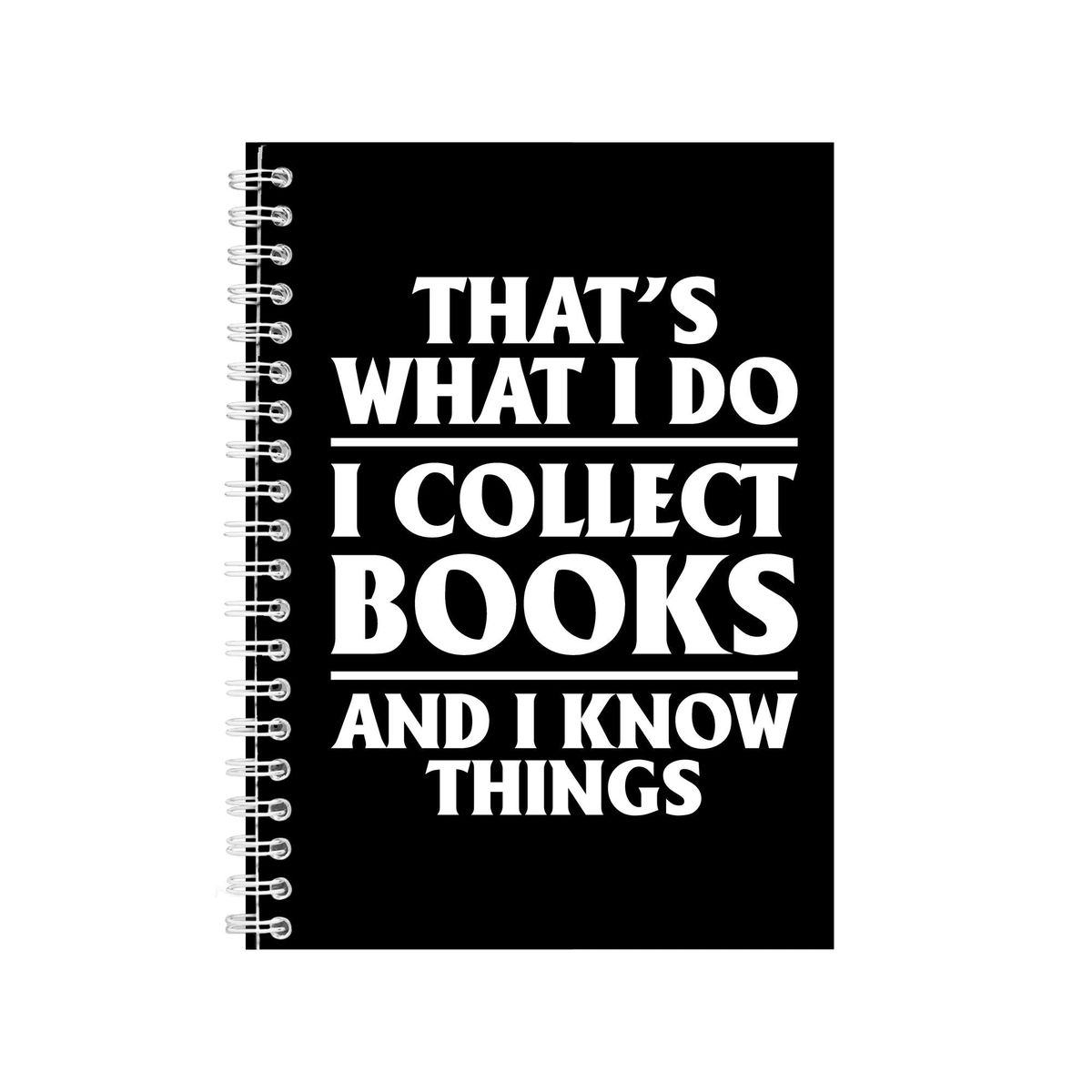 Books notebook a5 bound reading gift idea writing books notepad shop
