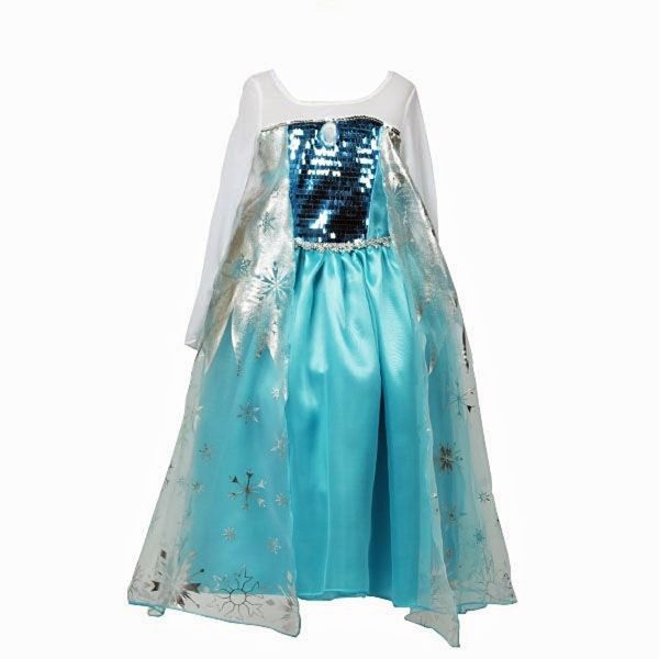 Long Sleeve Elsa Princess Dress