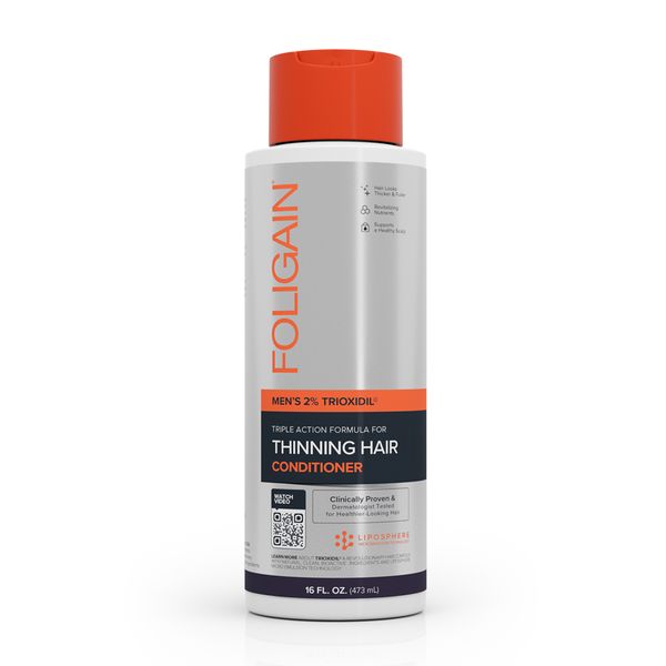 FOLIGAIN Conditioner For Thinning Hair For Men with 2% Trioxidil 473ml