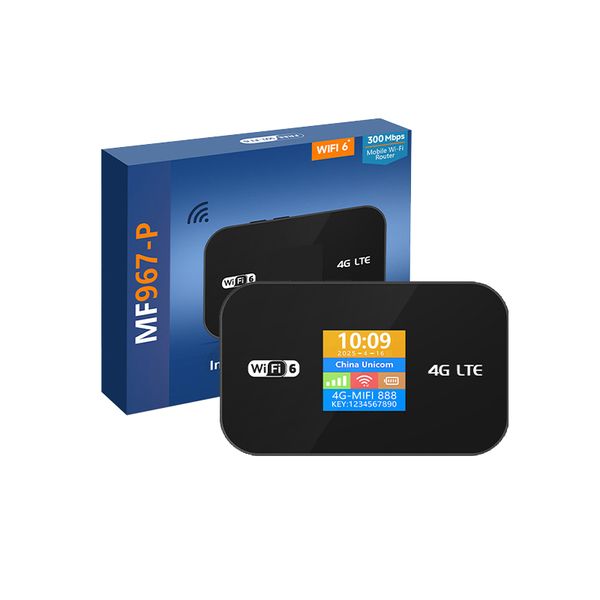 XRK-WIFI6 Portable Router 300Mbps 4G Wireless SIM Card Portable Mobile WiFi