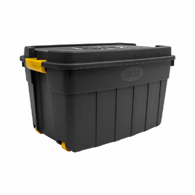 Storage Box Black With Wheels 150 L | Shop Today. Get it Tomorrow