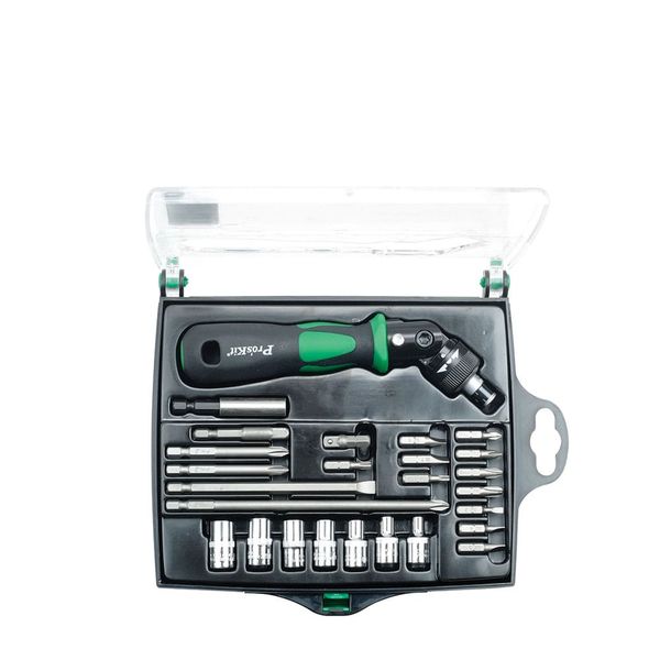 PRK SD-2314M 25-in-1 Reversible Ratchet Screwdriver Set with Bits &amp; Sockets