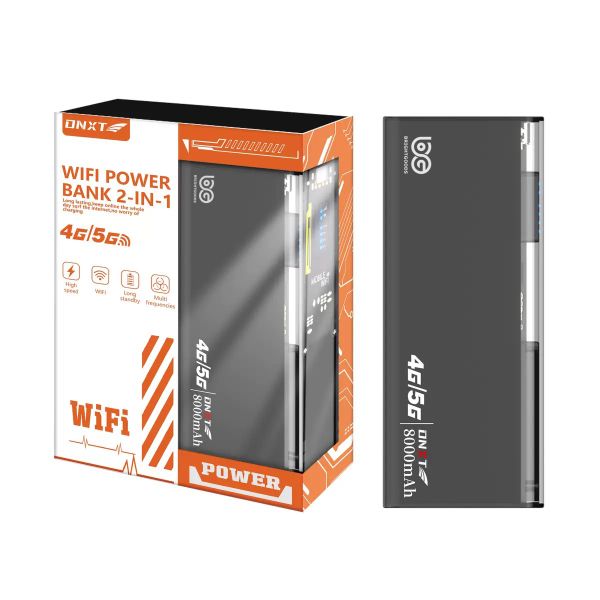 Brightgoods 4G LTE Mobile WiFi Router /Power Bank 2 in 1
