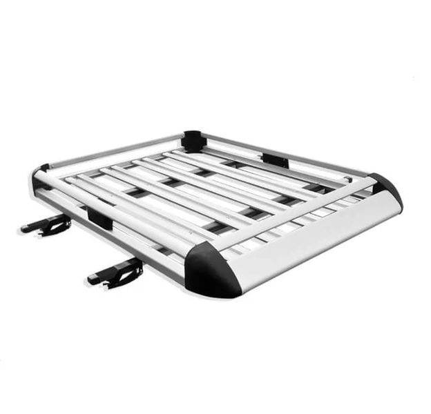Double Aluminum Alloy Square Tube Roof Luggage Rack 140cm x 100cm