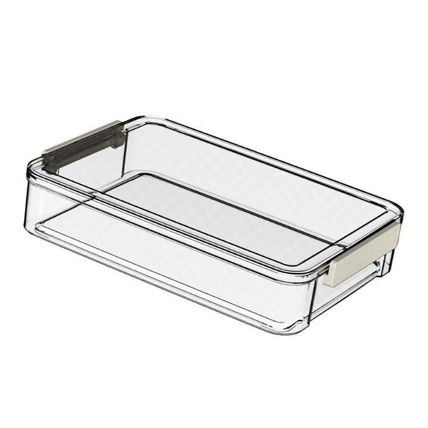 Clear Document Storage Box 34.7x23.4x6.5cm Dustproof File Protector Case