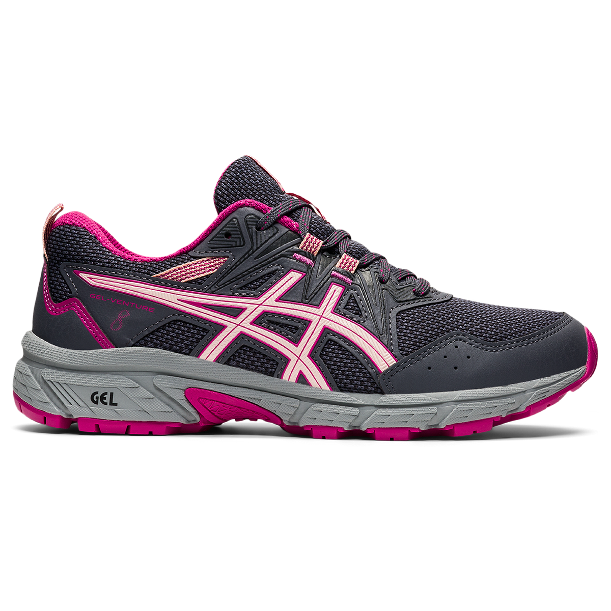 Asics Women's GelVenture 8 Beginner Trail Shoes Carrier Grey/Breeze