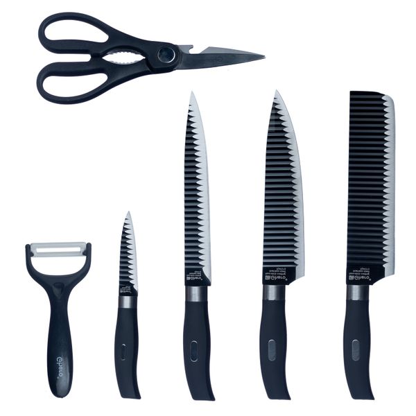 6 Piece Kitchen Knife Set