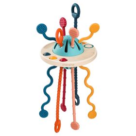 Baby Sensory Montessori Toys Pull String Teething Toy Toddler Travel