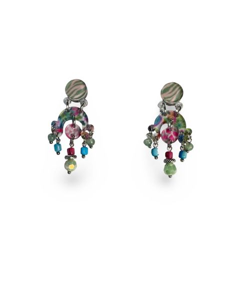 Lilly K Designs Women Multicoloured 56201 Plexiglass Drop &amp; Dangle Earrings