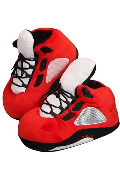 Soxy Lady -Sneaker Slippers Red - (One Size UK5-UK10)