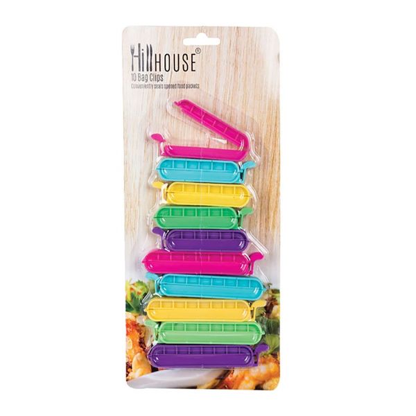 Bulk Pack x 6 Bag Sealers Plastic 10 Pieces Per Pack