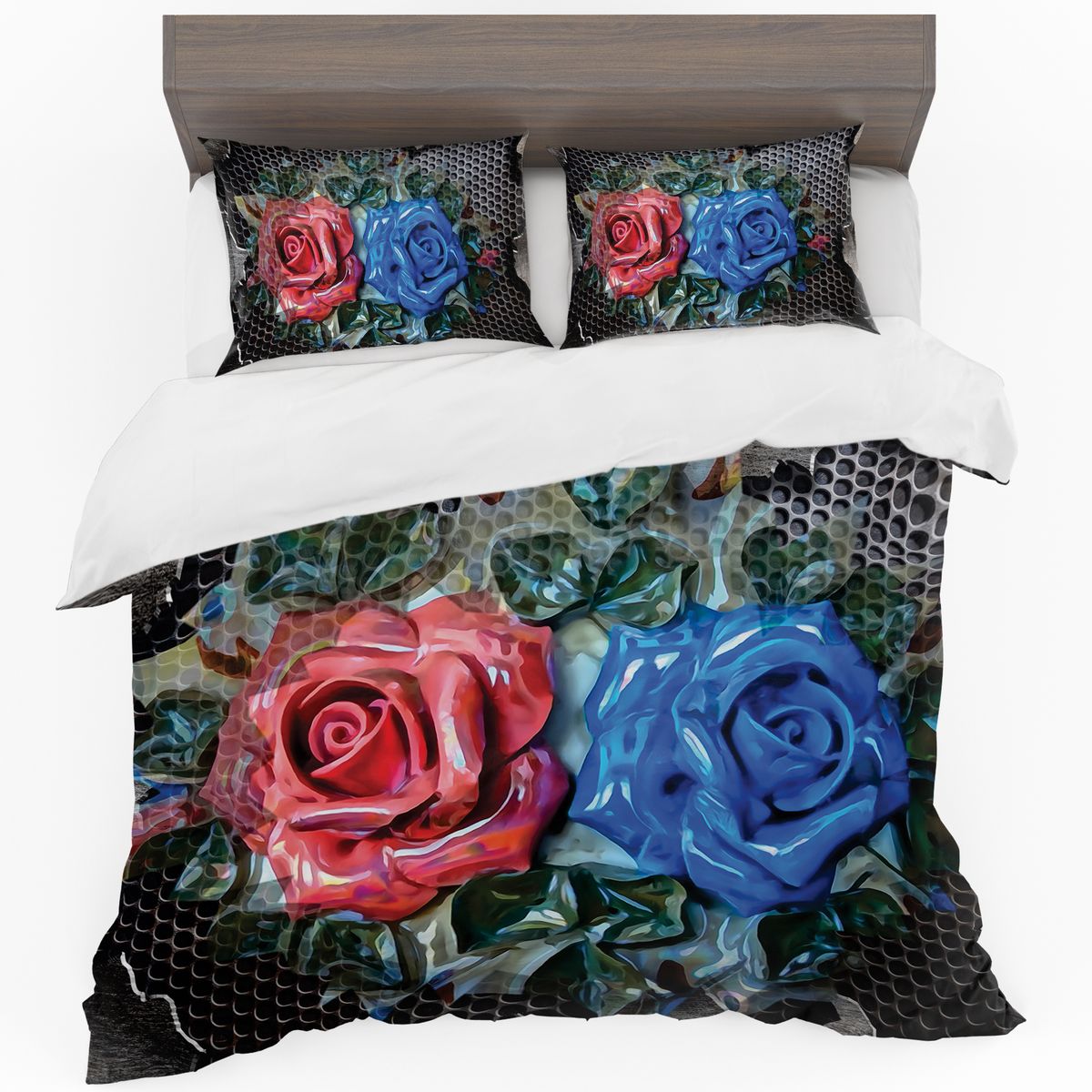 Metallic Roses Duvet Cover Set | Shop Today. Get it Tomorrow ...