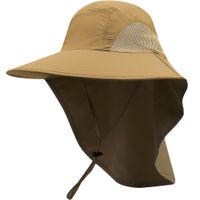 Sun Hat with Neck Flap UV Protection Outdoor Caps Fishing Hat Hunting  Desert Beach for Men & Women (Grey): Buy Online at Best Price in UAE 