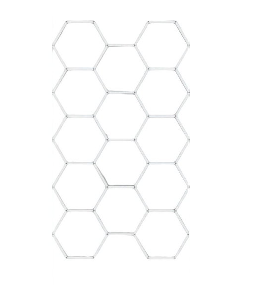 14 Grid Hexagon LED Garage Lights