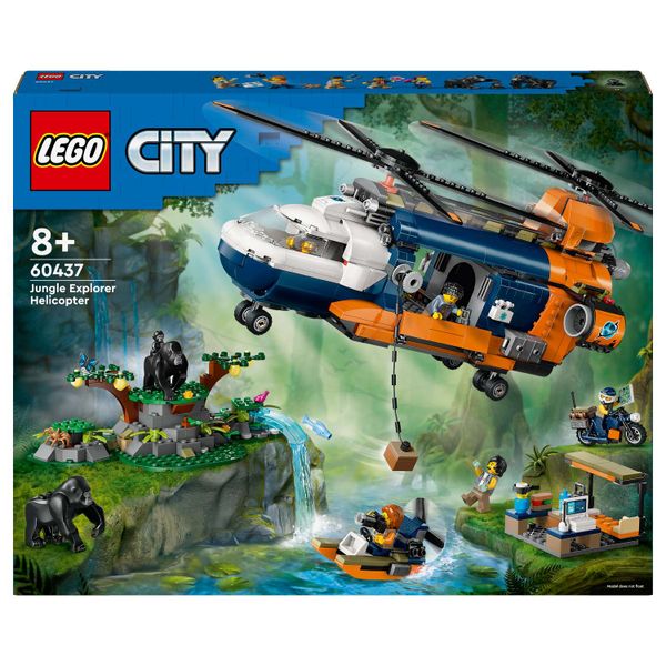 LEGO® - City Jungle Explorer Helicopter at Base Camp Set - 60437