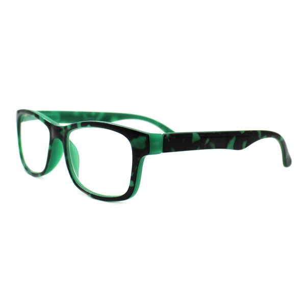 X-Tra Vision Wayferer Reading Glasses - Enisa - Black/Green