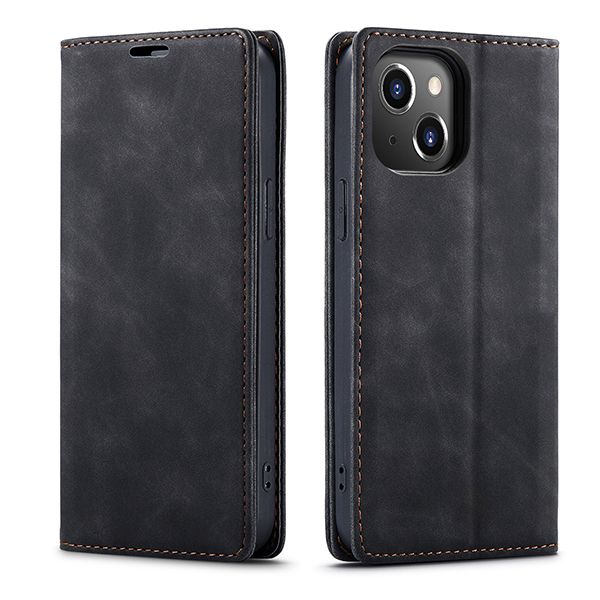 Magnetic Wallet Phone Case Compatible with Apple iPhone 15 Plus