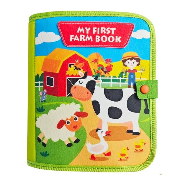 Busy Book and Toddler Activity Book Montessori Activity Board Toy