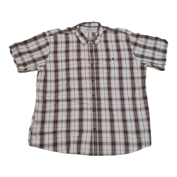 Sterling Check Shirt Brown/Navy/White image
