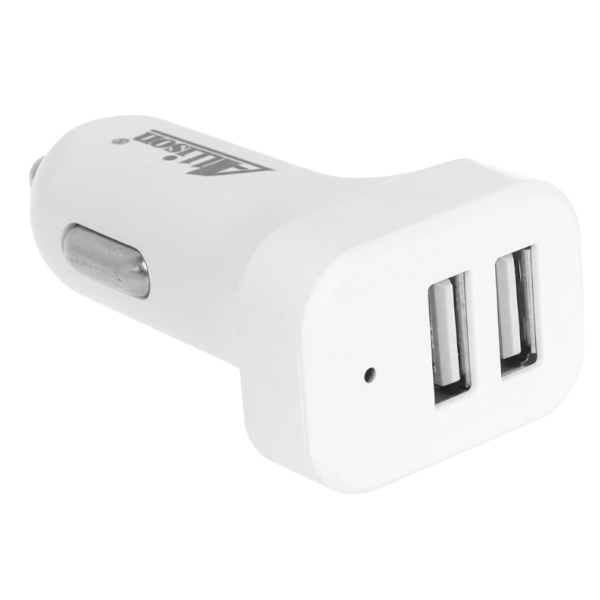 Allison - A388C - Universal Dual USB Fast Charging Car Charger - White