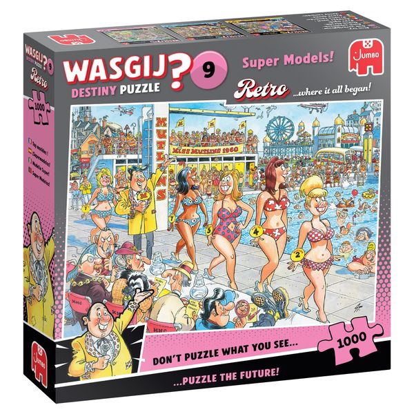 Jumbo Wasgij Retro Destiny 9 - Super Models! Puzzle - 1000 Pieces