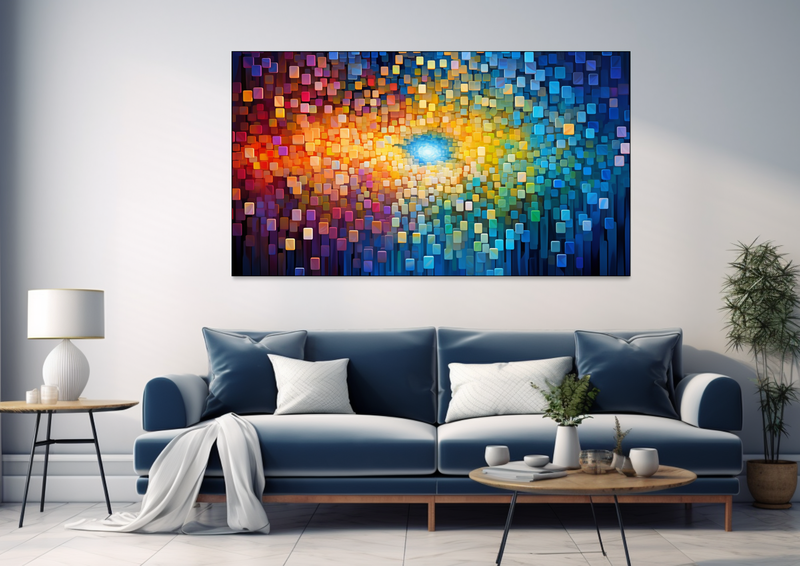 Canvas Wall Art - Pixel Perfection Abstract - BK0282