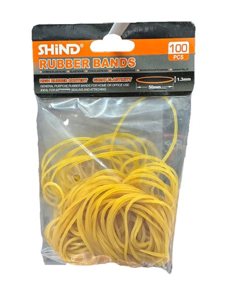 100 Pieces High Quality Yellow Rubber Bands